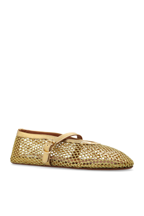 Alaïa Yellow Casual Flat Sandals