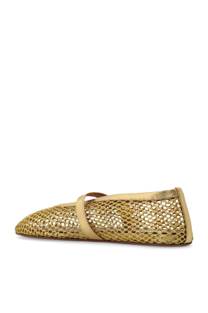 Alaïa Yellow Casual Flat Sandals