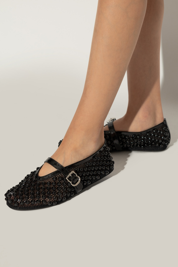 Alaïa Ballet flats with decorative finish