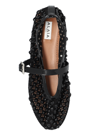 Alaïa Ballet flats with decorative finish