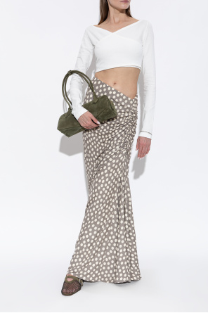 Alaïa Ballerinas mit Riemchen