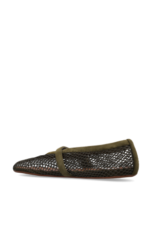 Alaïa Ballerinas mit Riemchen