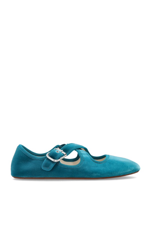 Velvet ballet flats od Alaïa