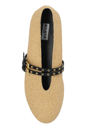 Alaïa Braided Ballet Flats