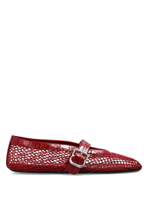 Ballet flats with strap