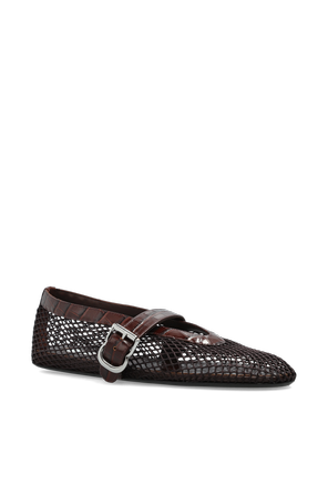 Alaïa Mary Jane flats