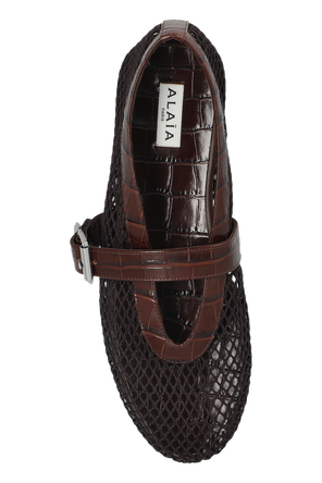 Alaïa Mary Jane flats