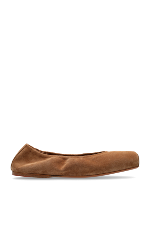 Suede ballerinas