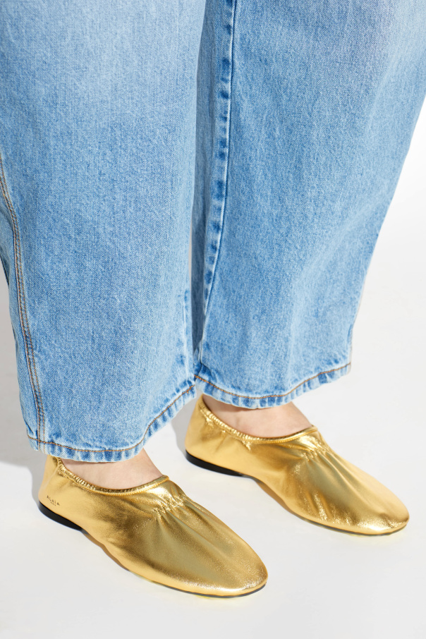 Alaïa Bailarinas de cuero