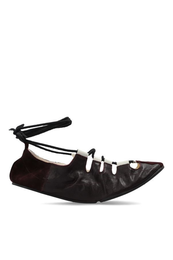 Leather ballerinas od Alaïa