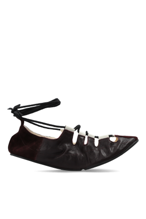 Leather ballerinas
