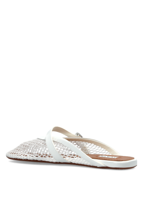 Alaïa Slides with a strap