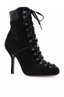 Alaia Suede heeled ankle boots