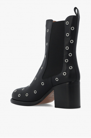 Alaïa ‘Round’ heeled ankle boots