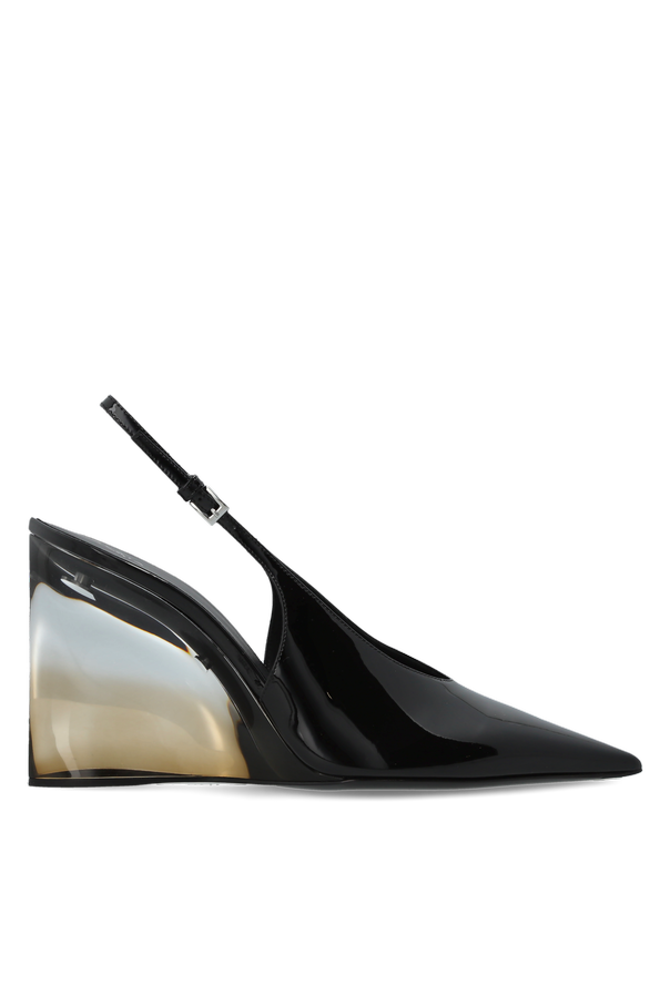 Leather wedge shoes od Alaïa