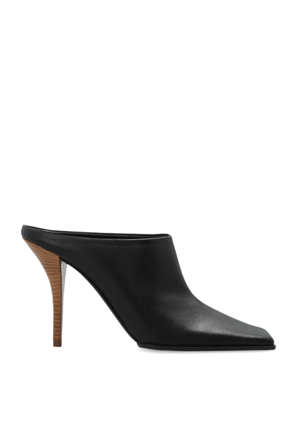 Leather heeled mules od Alaïa