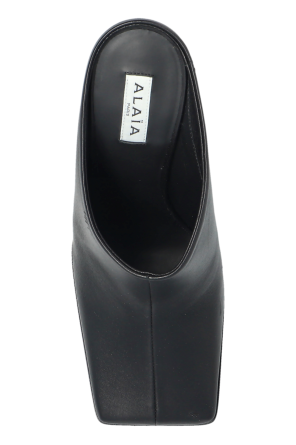 Alaïa Leather heeled mules