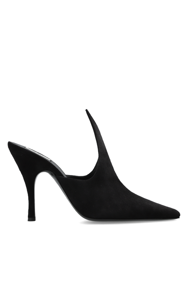 Alaïa Suede heeled mules