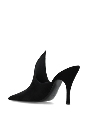 Alaïa Suede heeled mules