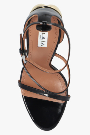 Alaïa ‘Cabaret’ glossy heeled sandals