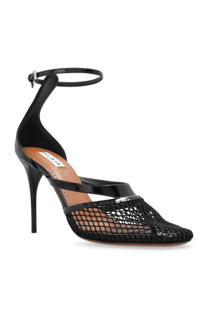 Alaïa Sandały na obcasie `Fishnet`