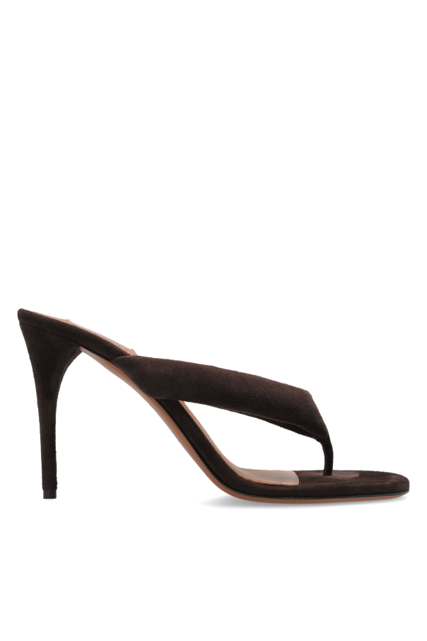 Suede heeled mules od Alaïa