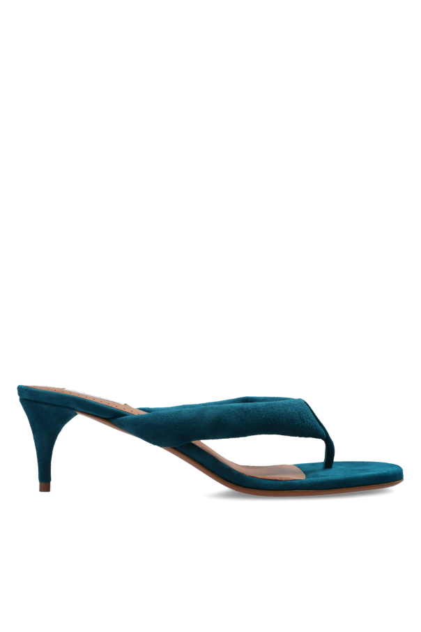 Suede heeled mules od Alaïa