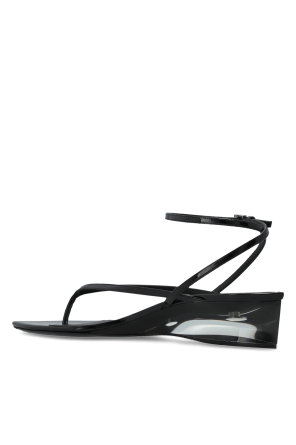 Alaïa Leather wedge sandals
