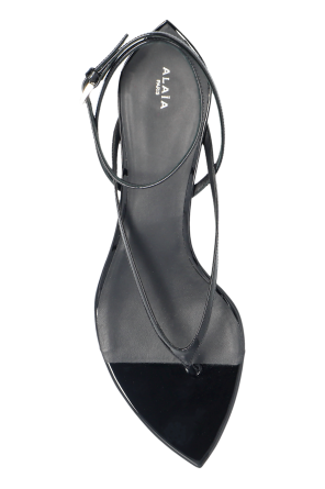 Alaïa Leather wedge sandals