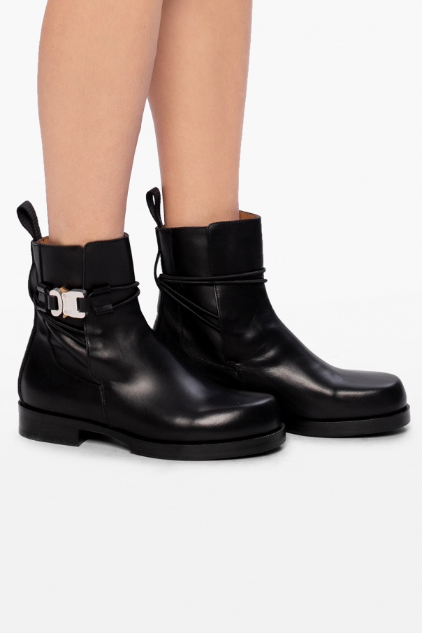 1017 ALYX 9SM Ankle boots w/ rollercoaster buckle