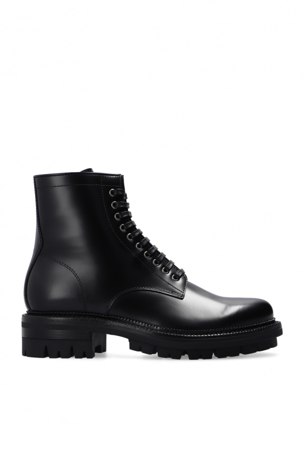 Dsquared2 ‘Kombat’ leather ankle boots