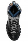 Dsquared2 embroidered logo lace-up sneakers Blu