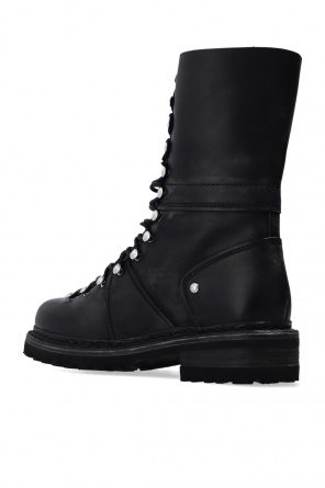 Dsquared2 ‘Kombat’ leather boots