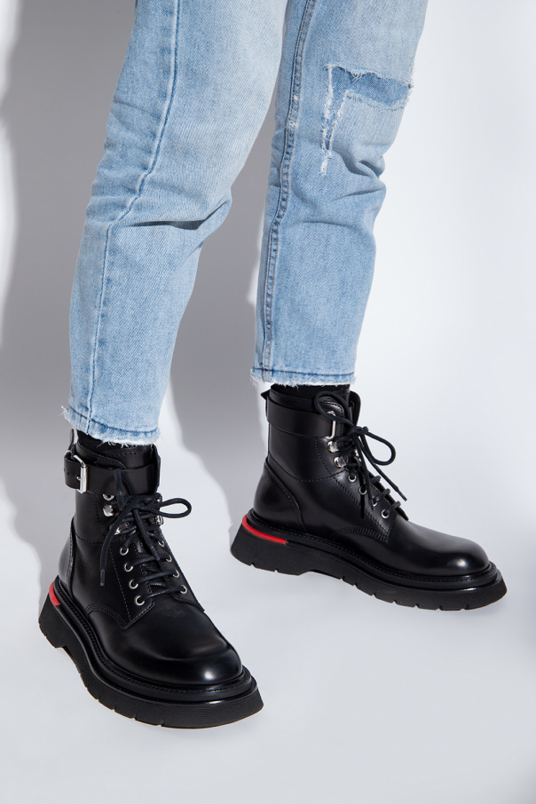 Dsquared2 ‘Rider’ combat boots