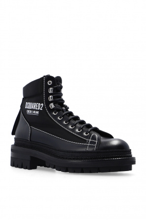 Dsquared2 Hiking boots with logo