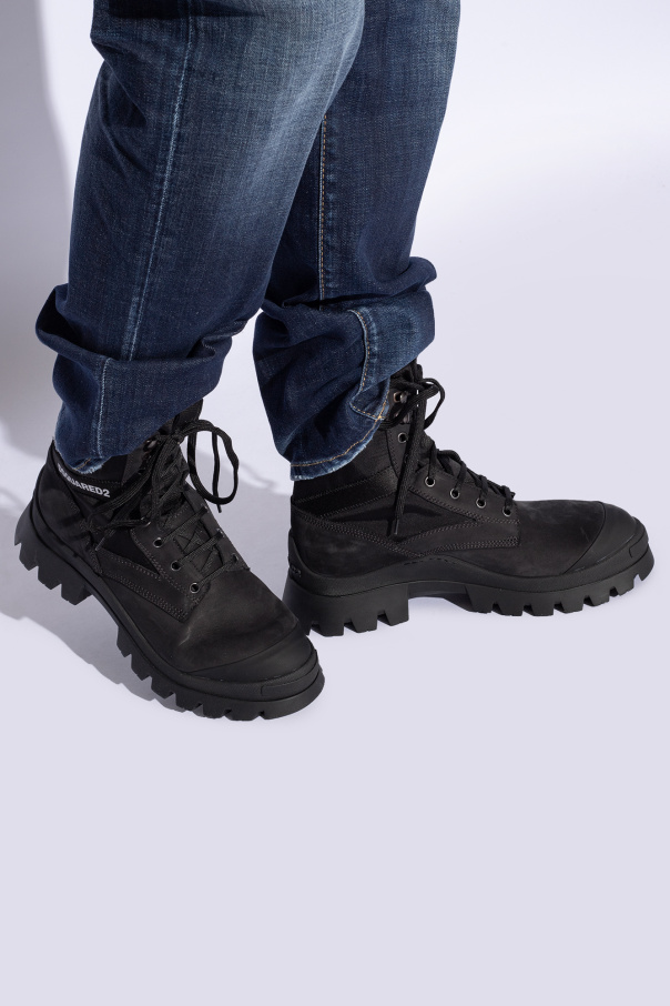 Dsquared2 Lace-up platform ankle boots