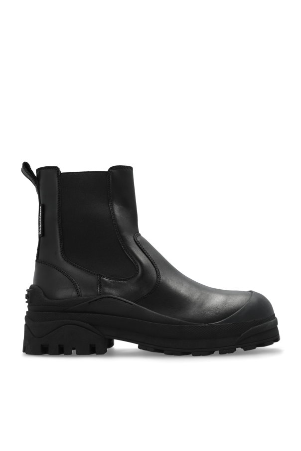 Dsquared2 Leather Chelsea Boots Urban