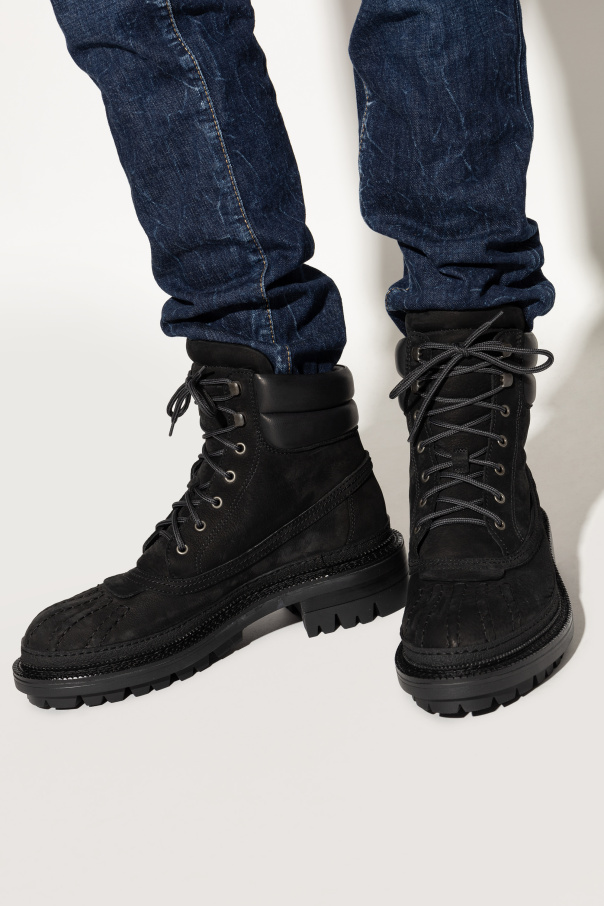 Dsquared2 Lederstiefel „Army“