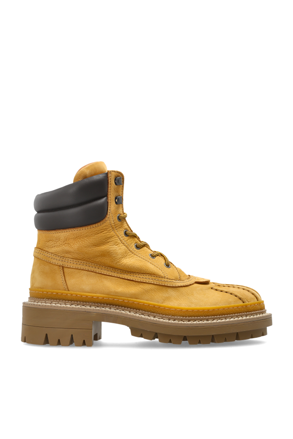 Suede hiking boots od Dsquared2