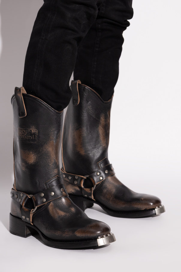 Dsquared2 Leather ankle boots