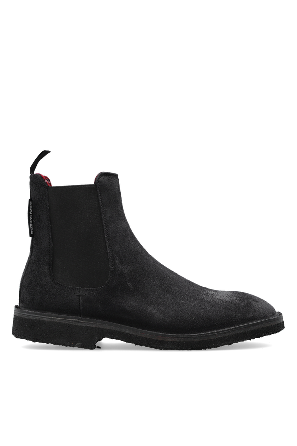Suede Chelsea boots od Dsquared2