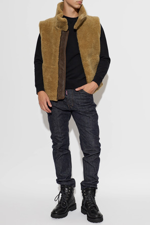 Dsquared2 Kožené topánky „D2 Monogram“