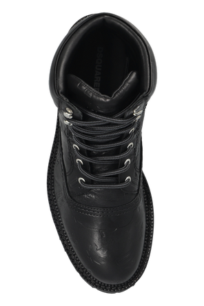 Dsquared2 Kožené topánky „D2 Monogram“