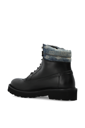 Dsquared2 Kožené topánky `D2 Monogram`