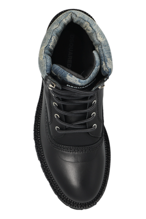 Dsquared2 Kožené topánky `D2 Monogram`