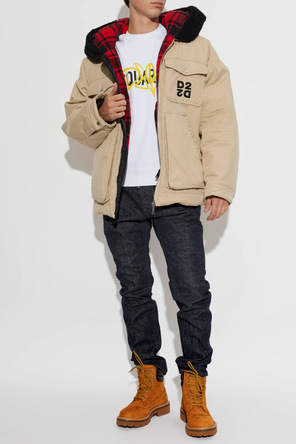 Dsquared2 Kožené topánky „D2 Monogram“