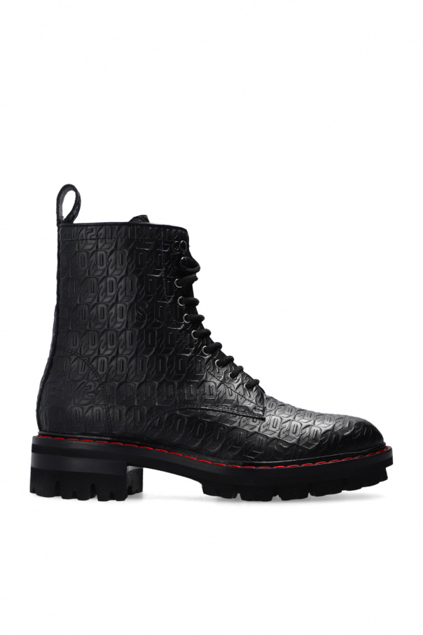 Dsquared2 ‘Monogram’ ankle boots