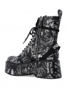 Dsquared2 ‘Scribbles’ wedge ankle boots