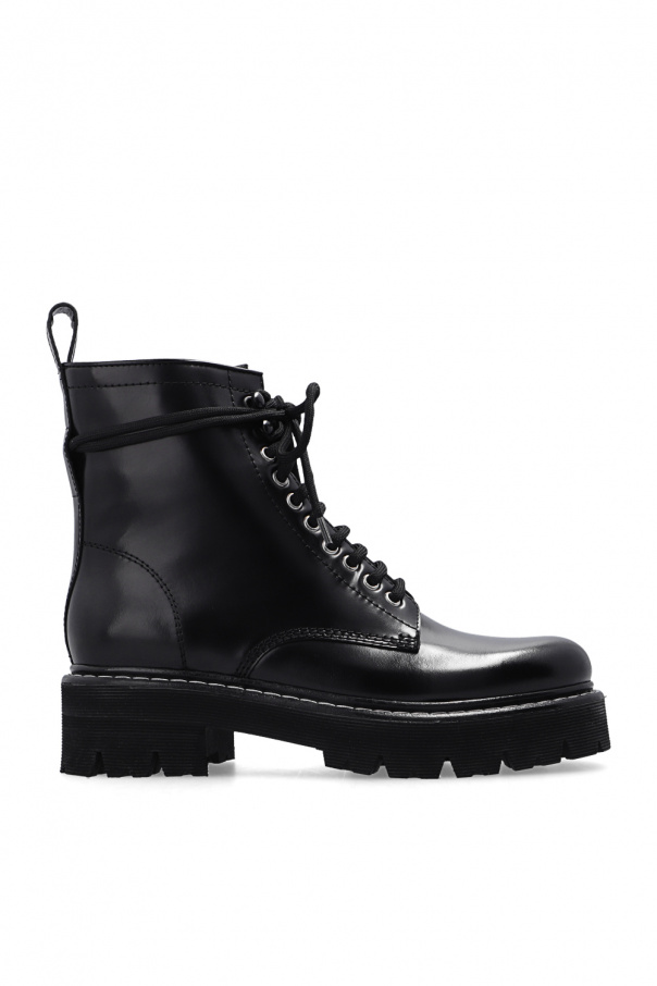 Dsquared2 Leather combat boots | Women's Shoes | Vitkac