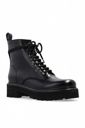 Dsquared2 Leather combat boots